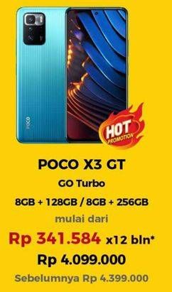 Promo Harga XIAOMI POCO X3 GT 8GB + 128, 8GB + 256  - Erafone