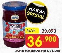 Promo Harga MORIN Jam Strawberry 330 gr - Superindo