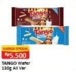 Promo Harga TANGO Long Wafer 130 gr - Alfamart