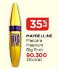 Promo Harga MAYBELLINE The Magnum Big Shot Mascara  - Watsons