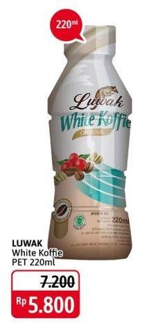 Promo Harga Luwak White Koffie Ready To Drink 220 ml - Alfamidi