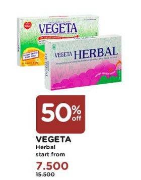 Promo Harga VEGETA Minuman Herbal 6 pcs - Watsons