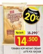 Promo Harga Torabika Creamy Latte per 10 sachet 25 gr - Superindo