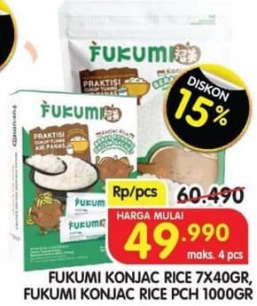 Promo Harga Fukumi Beras Porang 1 kg - Superindo