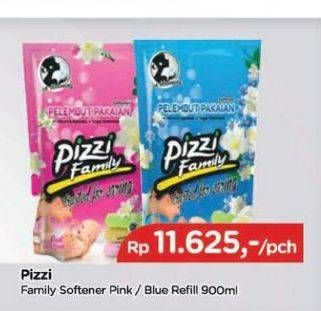 Promo Harga Pizzi Family Softener Fresh Blue, Pink Blossom 900 ml - TIP TOP