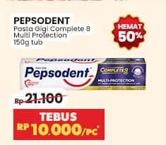 Promo Harga Pepsodent Pasta Gigi Complete 8 Actions Multi Protection 150 gr - Indomaret