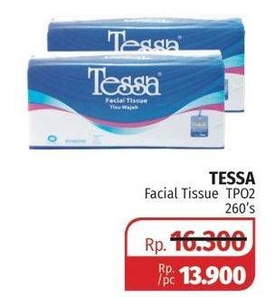 Promo Harga TESSA Facial Tissue TP02 260 pcs - Lotte Grosir
