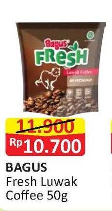 Promo Harga BAGUS Fresh Air Freshener Luwak Coffee 50 gr - Alfamart