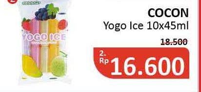 Promo Harga COCON Yogo Ice per 10 pcs 45 ml - Alfamidi