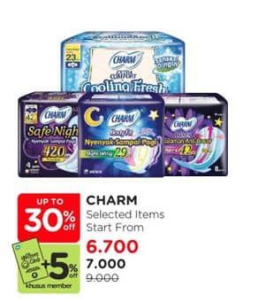 Promo Harga Charm Pembalut  - Watsons