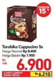 Promo Harga Torabika Cappuccino 5 pcs - Carrefour