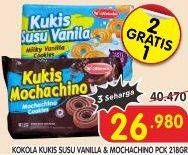 Promo Harga KOKOLA Cookies Mochachino, Milk Vanilla 218 gr - Superindo