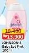 Promo Harga Johnsons Baby Lotion Reguler Pink 100 ml - Alfamart
