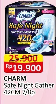 Promo Harga Charm Safe Night Gathers 42cm 8 pcs - Alfamart