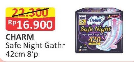 Promo Harga Charm Safe Night Gathers 42cm 8 pcs - Alfamart