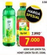 Promo Harga Adem Sari Ching Ku Herbal Lemon, Madu Lemon Tea 350 ml - Superindo