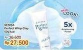 Promo Harga SENKA Perfect White Clay 50 gr - Indomaret
