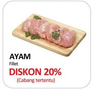 Promo Harga Ayam Fillet per 100 gr - Yogya