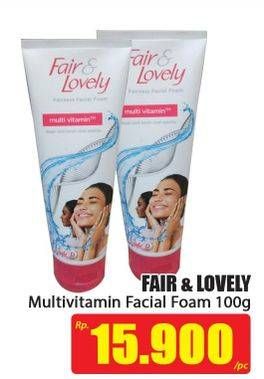 Promo Harga GLOW & LOVELY (FAIR & LOVELY) Multivitamin Facial Foam 100 gr - Hari Hari