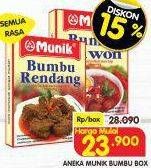 Promo Harga Munik Bumbu All Variants  - Superindo