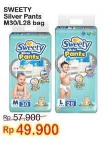 Promo Harga Sweety Silver Pants M30, L28  - Indomaret