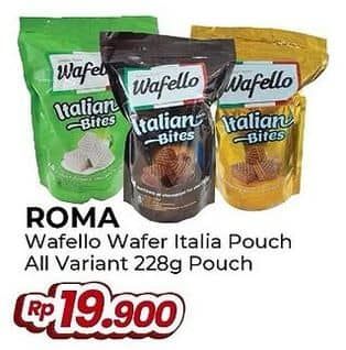 Promo Harga Roma Wafello Bites All Variants 228 gr - Yogya