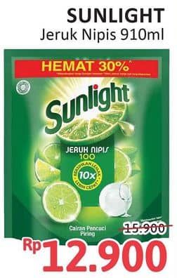 Promo Harga Sunlight Pencuci Piring Jeruk Nipis 100 910 ml - Alfamidi