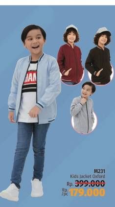 Promo Harga M231 Kids Jacket Oxford  - LotteMart