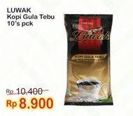 Promo Harga Luwak Kopi + Gula Tebu 10 pcs - Indomaret