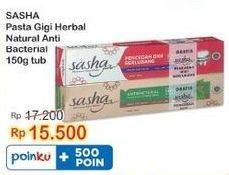 Promo Harga Sasha Toothpaste Herbal Siwak Sirih 150 gr - Indomaret