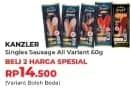 Promo Harga Kanzler Sosis Single All Variants 60 gr - Yogya