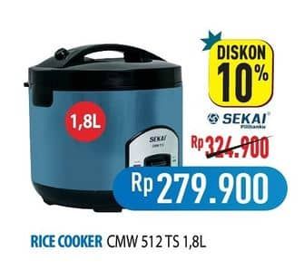 Promo Harga Sekai CMW 512 TS  - Hypermart
