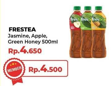 Promo Harga FRESTEA Minuman Teh Apple, Green Honey, Original 500 ml - Yogya