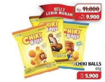 Promo Harga CHIKI BALLS Chicken Snack per 2 pouch 65 gr - Lotte Grosir