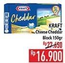 Promo Harga Kraft Cheese Cheddar 160 gr - Hypermart
