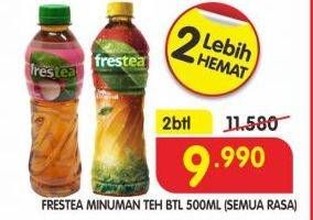 Promo Harga FRESTEA Minuman Teh All Variants per 2 botol 500 ml - Superindo