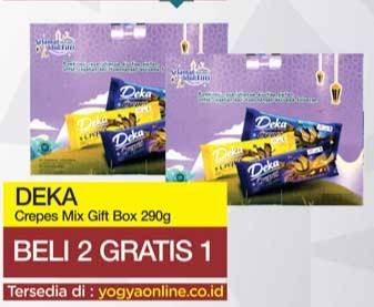 Promo Harga DUA KELINCI Deka Crepes Gift Box 290 gr - Yogya
