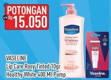 Promo Harga Vaseline Lip Care/Vaselie Hand Body Lotion  - Hypermart
