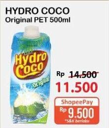 Promo Harga Hydro Coco Minuman Kelapa Original 500 ml - Alfamart