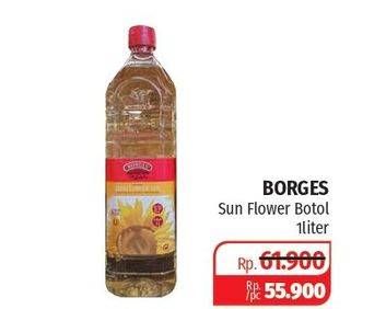 Promo Harga BORGES Sunflower Oil 1000 ml - Lotte Grosir