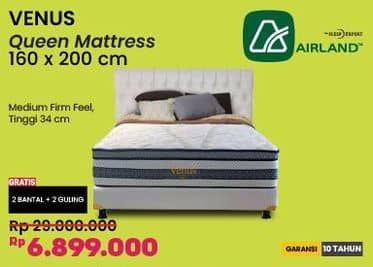 Promo Harga Airland Venus Complete Queen Bed Set 160 X 200 Cm  - COURTS