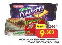 Promo Harga KHONG GUAN Saltcheese Combo, Comberry 190 gr - Superindo