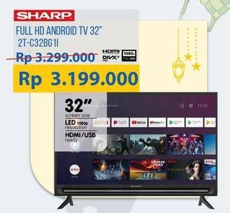 Promo Harga SHARP 2T-C32BG1 | LED TV 32 inch  - Courts