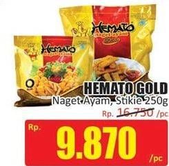 Promo Harga HEMATO GOLD Nugget Ayam, Stikie 250 gr - Hari Hari