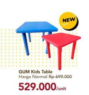 Promo Harga TRANSLIVING Gum Kids Table  - Carrefour
