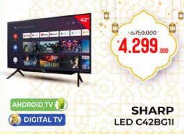 Promo Harga SHARP Sharp FHD Android TV 2T-C42BG1i  - Yogya