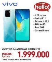 Promo Harga VIVO Y15s 3 GB + 64 GB  - Carrefour