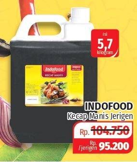 Promo Harga INDOFOOD Kecap Manis 5700 gr - Lotte Grosir