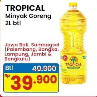 Promo Harga Tropical Minyak Goreng 2000 ml - Indomaret