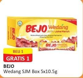 Promo Harga Bintang Toedjoe Bejo Wedang Susu Jahe Merah 5 pcs - Alfamart